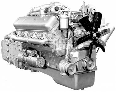 Картинка для Двигатель ЯМЗ 238Б с КП 5 комплектации